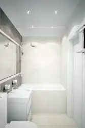 Белая ванная маленькая фота