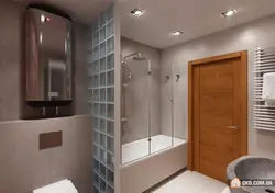 Бөліммен ванна бөлмесінің дизайны