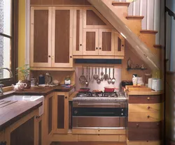 Kitchen staircase to 2nd floor photo