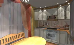 Кухня 12 м дызайн з катлом