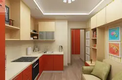 Кухня 12 м дизайн с котлом