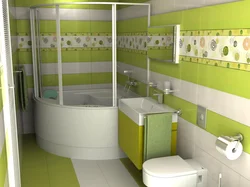 Tile color design for small bath