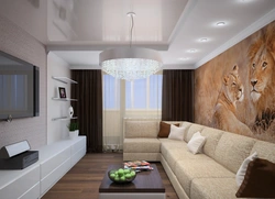 Interior of the apartment hall 19 sq m