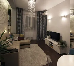 Интерьер гостиной 22 кв м фото