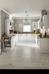 Kitchen design if the floor is light