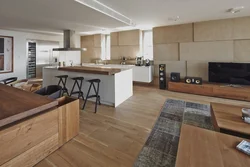 Kitchen design with wood floors
