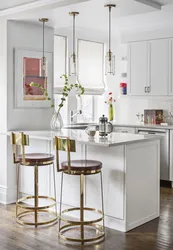 Design Of A Separate Bar Counter For The Kitchen