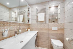 Bathroom tile option in light colors photo