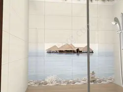 Bathroom tiles del mare photo