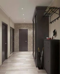 Dark hallway renovation photo