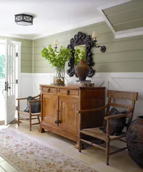 Rustic hallway design