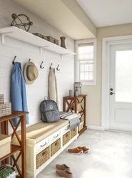 Rustic hallway design