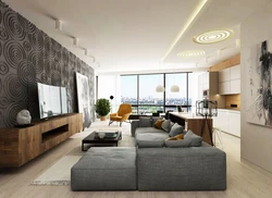 Living room european interior