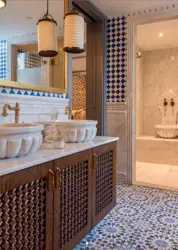 Moroccan bathroom design