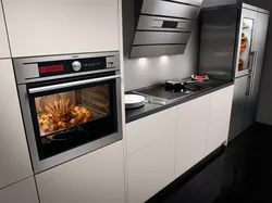 Small kitchen design with oven