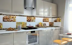 Фартук Для Кухни Из Большой Плитки Дизайн
