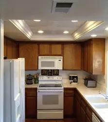 Kitchen renovation Khrushchev ceiling photo