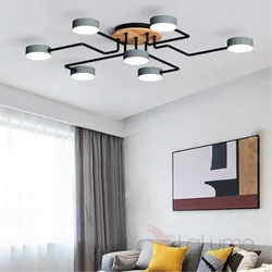 Yataq otağı fotoşəkili üçün loft üslubunda çilçıraqlar
