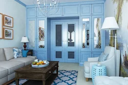 Gray Blue Living Room Walls Photo