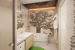 Bathroom design 14 sq.m.