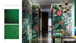 Mosaic on the wall in the living room photo