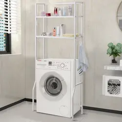 Рафьои дар ҳаммом боло акс мошини ҷомашӯӣ