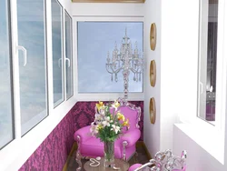 Wallpaper loggia design