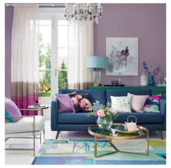 Дохили Ҳуҷраи Зиндагӣ Lilac Хокистарӣ