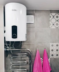 Boiler in the bathroom photo