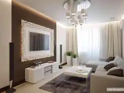 Living room in milky tones photo