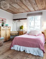 Rustic bedroom interior