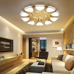Ceilings and light in the living room photo