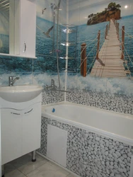 Turnkey bathtub with PVC panels photo