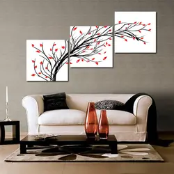 Beautiful paintings for home interior in the living room