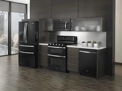 Kitchen design with built-in appliances