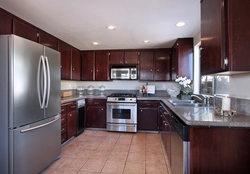 Kitchen design with built-in appliances