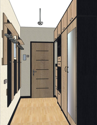 Hallway meter by meter design