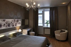 Yotoqxonaning ichki qismi 14 m² zamonaviy uslubda