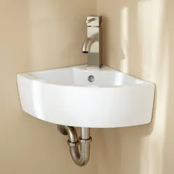 Burchakli Lavabo Bilan Hammom Dizayni