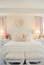 Pastel bedroom interior