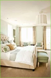 Pastel bedroom interior