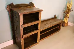 DIY Wooden Shoe Stand In The Hallway Photo
