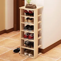 DIY Wooden Shoe Stand In The Hallway Photo