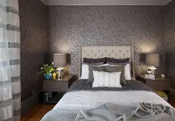 How to combine wallpaper photo in the bedroom