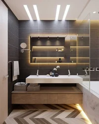 Bathroom design in modern style inexpensive