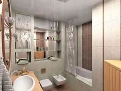 Combined bathroom in a panel house photo