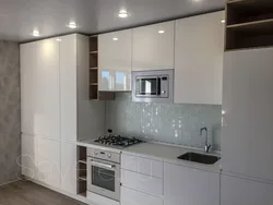 Photo of corner kitchens with gas boiler