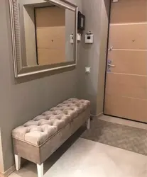 Hallway design with seat
