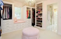 Loggia design with dressing room