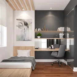 Small bedroom for one design photo